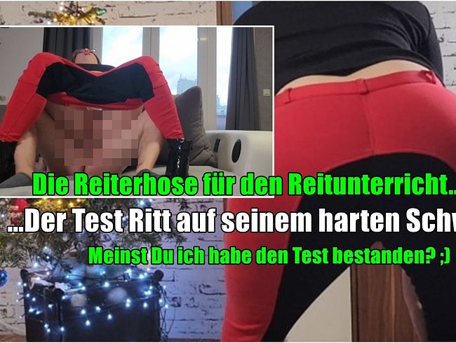 Die Reiterhose & der Test Ritt auf seinem harten schw**z! ;)