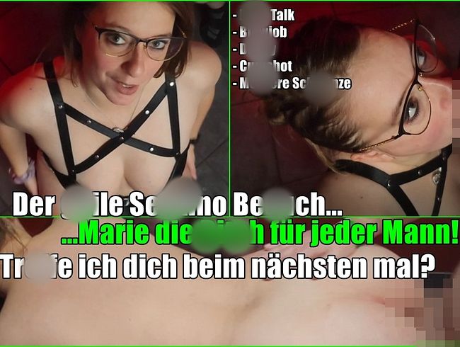 Der geile s*xkino Besuch ... Marie die Bitch für jeder Mann!